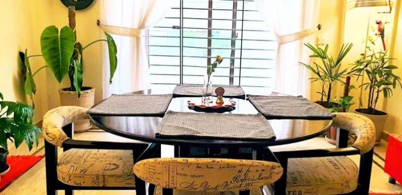 How to decorate a small dining room