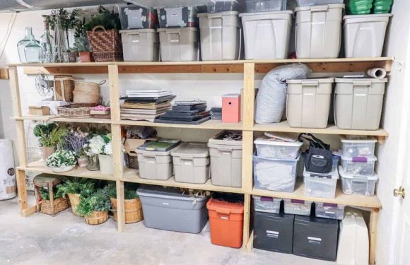 How to organize a storage room