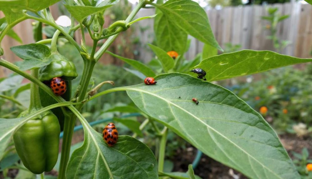 Using Ladybugs and Lacewings for Natural Aphid Control on Pepper Plants