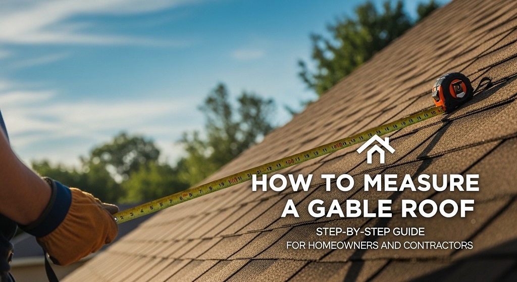 How to Measure a Gable Roof: Step-by-Step Guide for Homeowners and Contractors