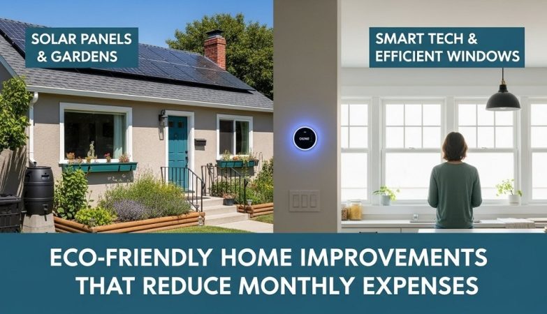 Eco-friendly home improvements using solar panels and energy-efficient design