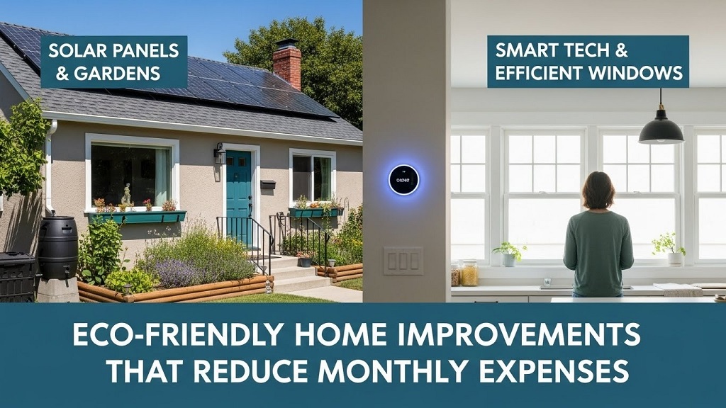 Eco-Friendly Home Improvements That Reduce Monthly Expenses