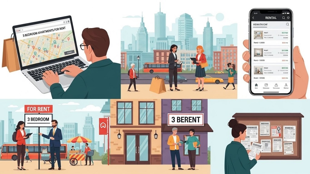 How to Find 3 Bedroom Apartments for Rent in Any City