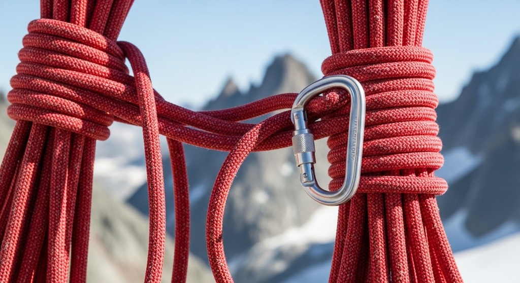 Comparison of rope diameters for alpine climbing