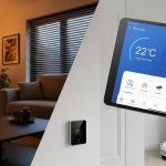 Smart home lighting controlled through mobile automation app