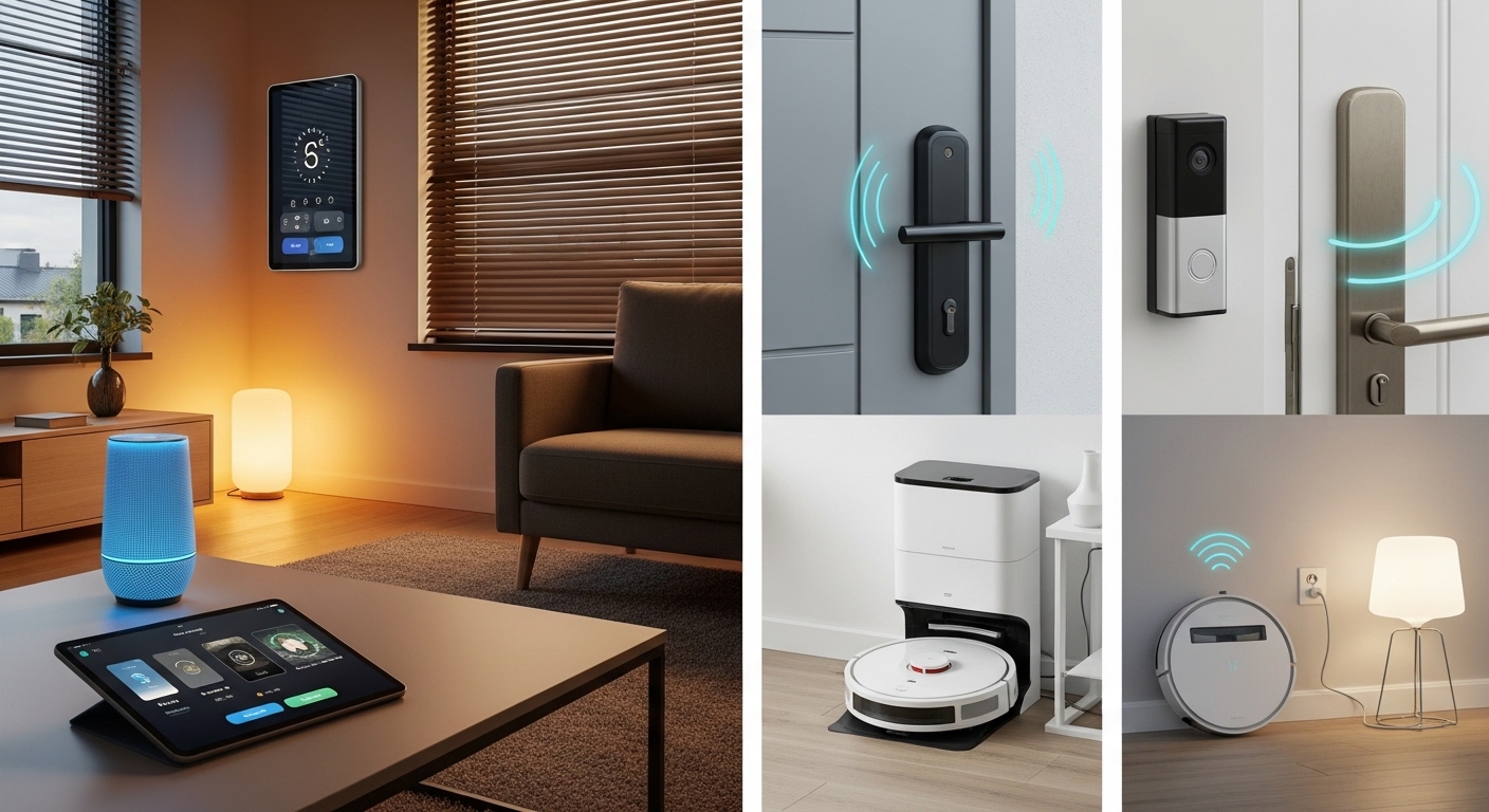 Voice assistant managing connected home automation devices