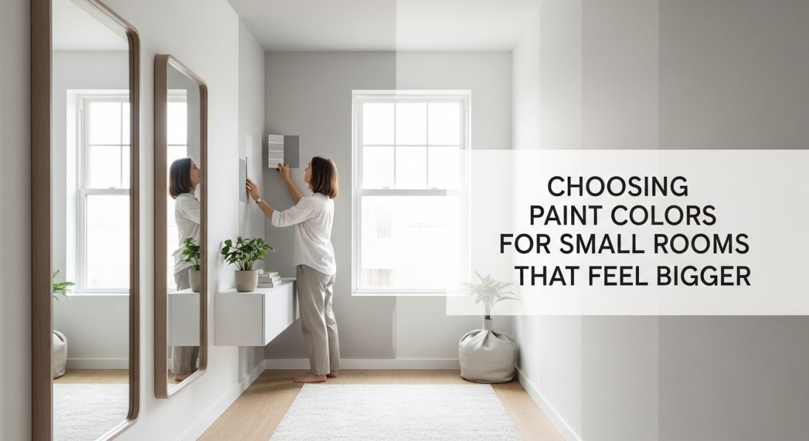 Choosing Paint Colors for Small Rooms That Feel Bigger