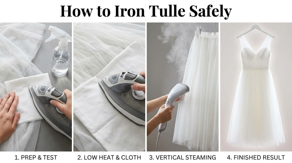 How to Iron Tulle Safely Without Damaging Delicate Fabric