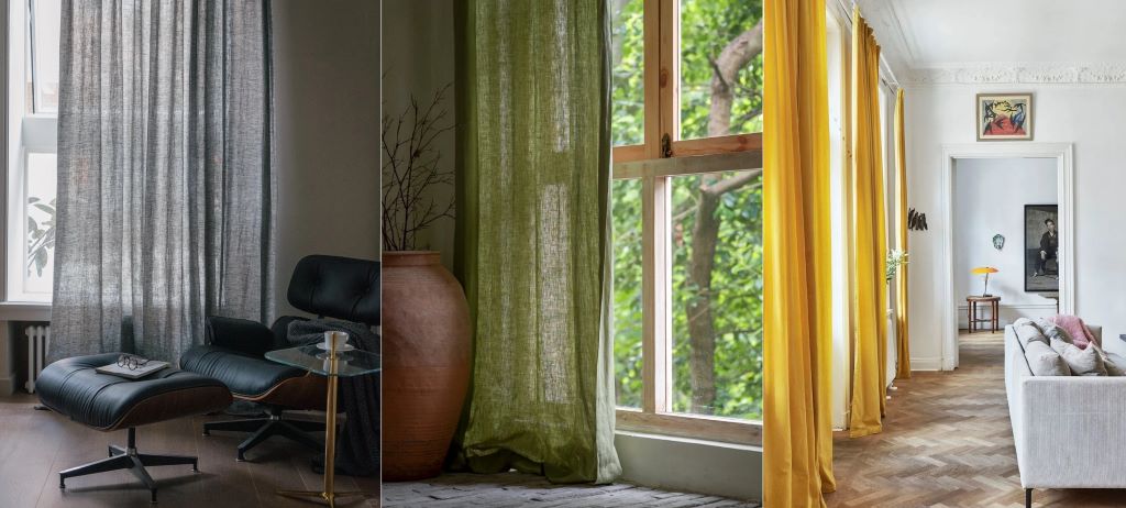 Affordable curtains with a premium design enhancing a stylish bedroom window.