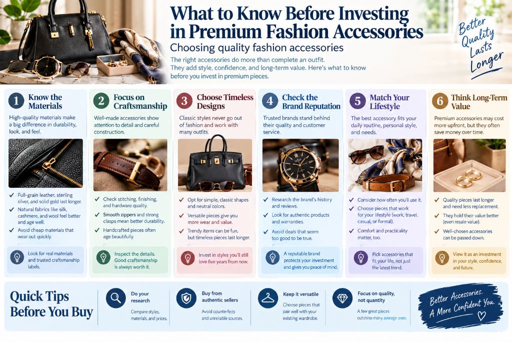What to Know Before Investing in Premium Fashion Accessories
