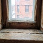 Draft entering through an old Boston home window