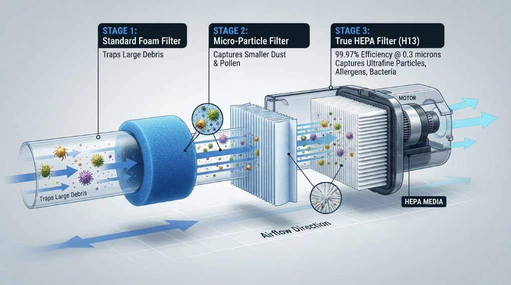 Vacuum Cleaner Filtration Systems: From Standard Filters to HEPA